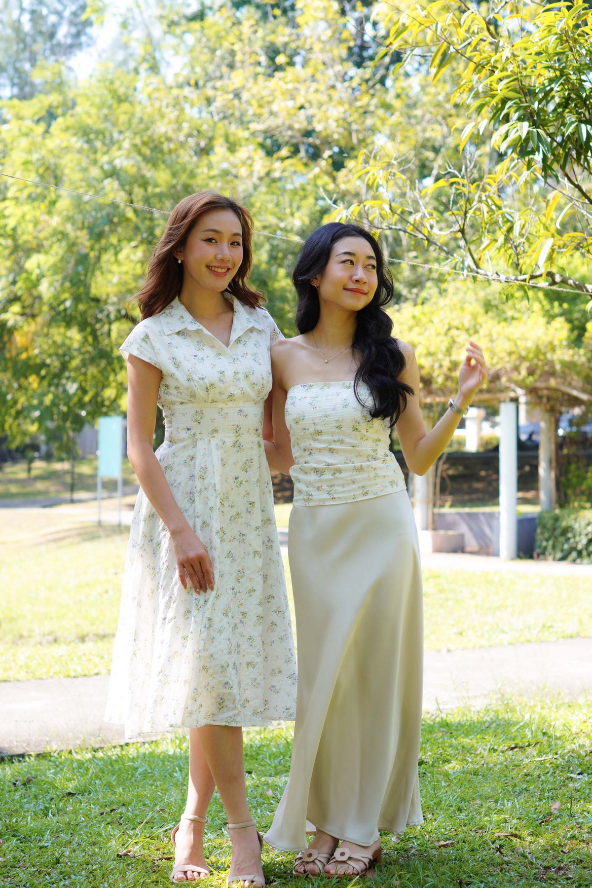 Claire Dress by Bash in Floral Spring Whispers