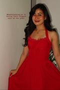 Isabelle Dress In Red - As Seen On @ceciliatok