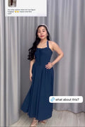 Isabelle Dress In Blue - As Seen On @ceciliaooi_