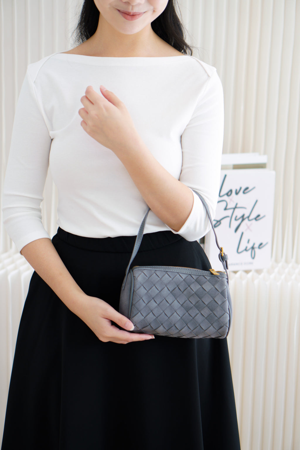 Mita Weave Multiway Bag in Blue