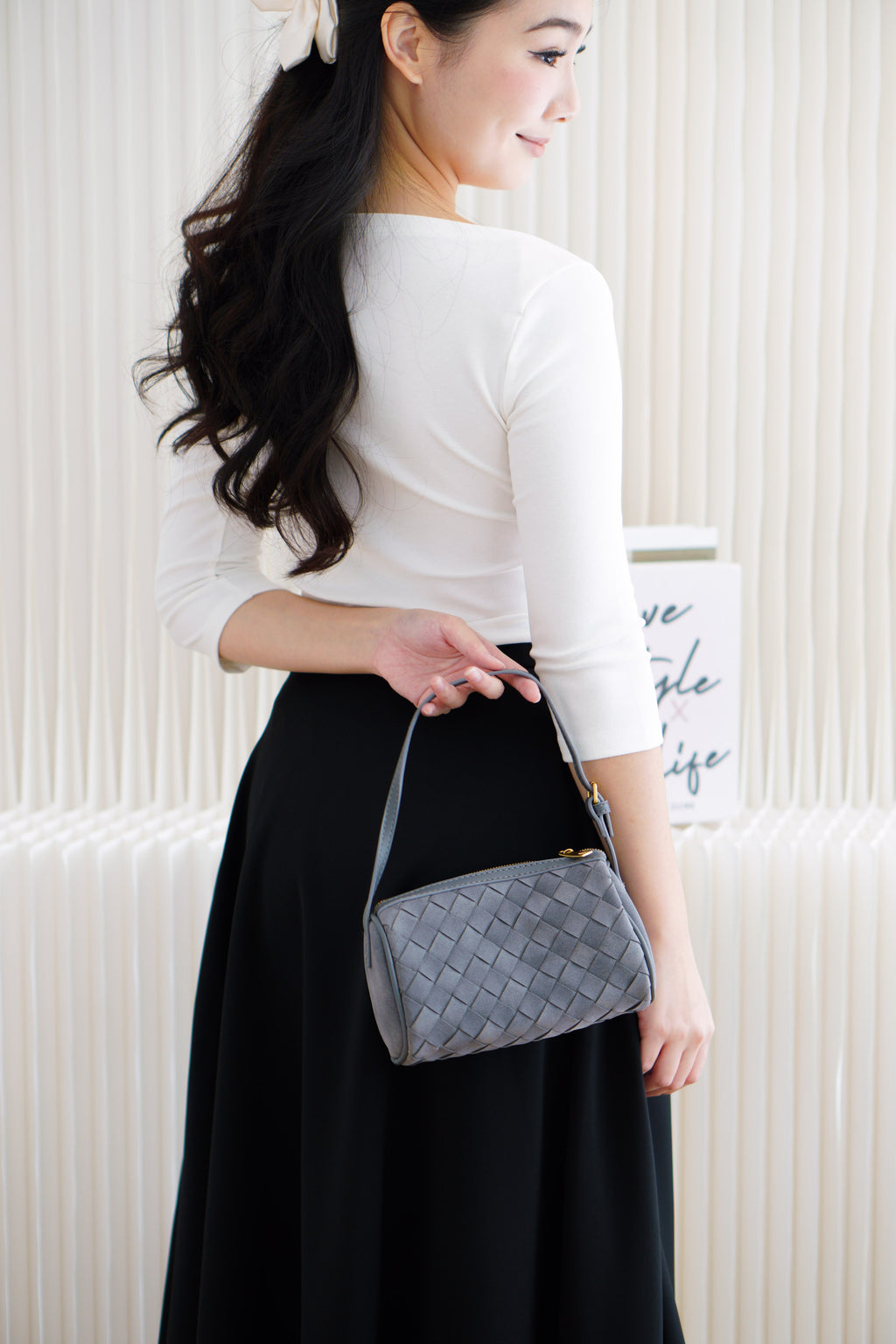 Mita Weave Multiway Bag in Blue