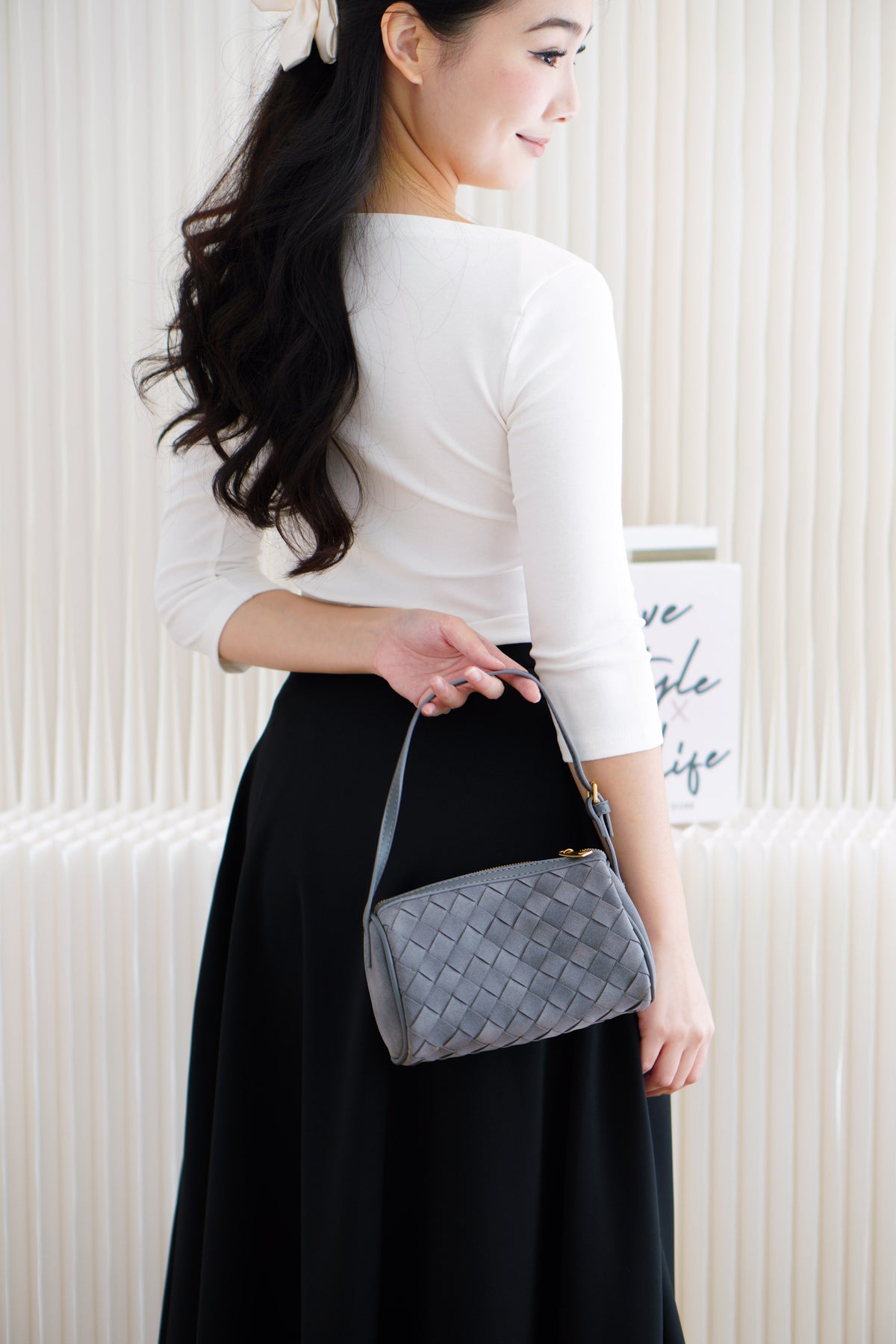 Mita Weave Multiway Bag in Blue