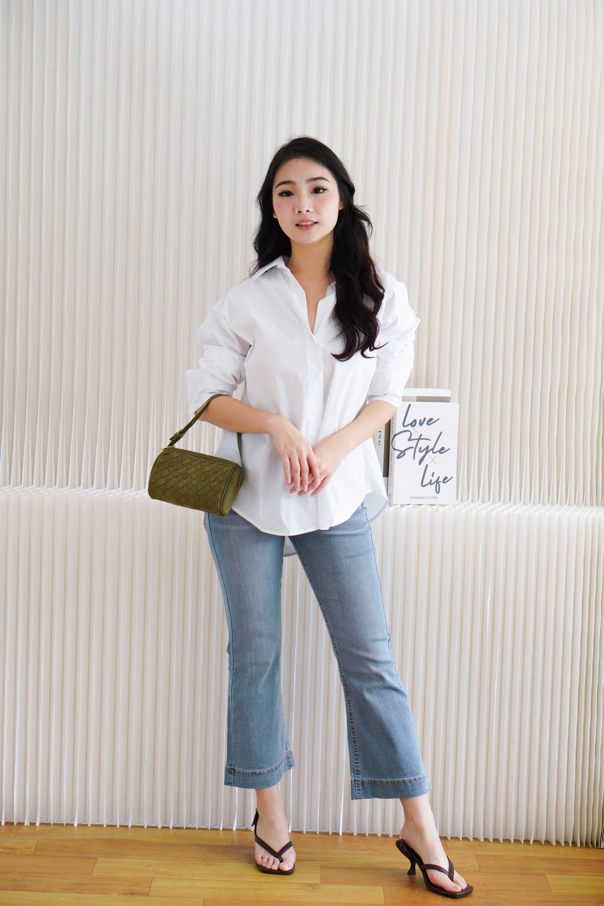 Mita Weave Multiway Bag in Green