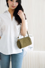 Mita Weave Multiway Bag in Green