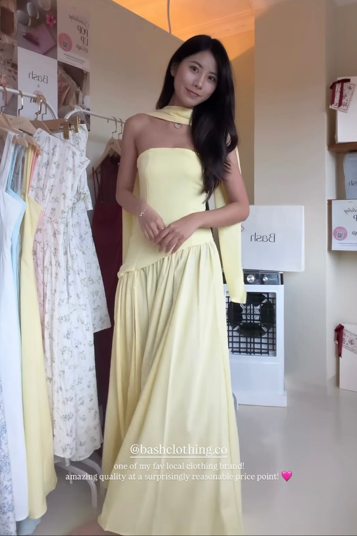 Dephora Dress in Yellow - As Seen On @janice23cyt