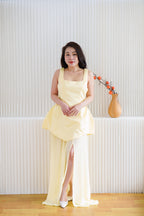 Velin 2 Piece Skirt Set in Yellow
