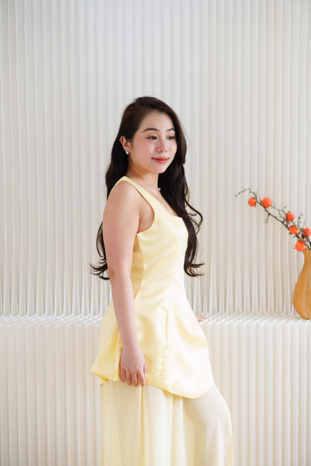 Velin 2 Piece Skirt Set in Yellow