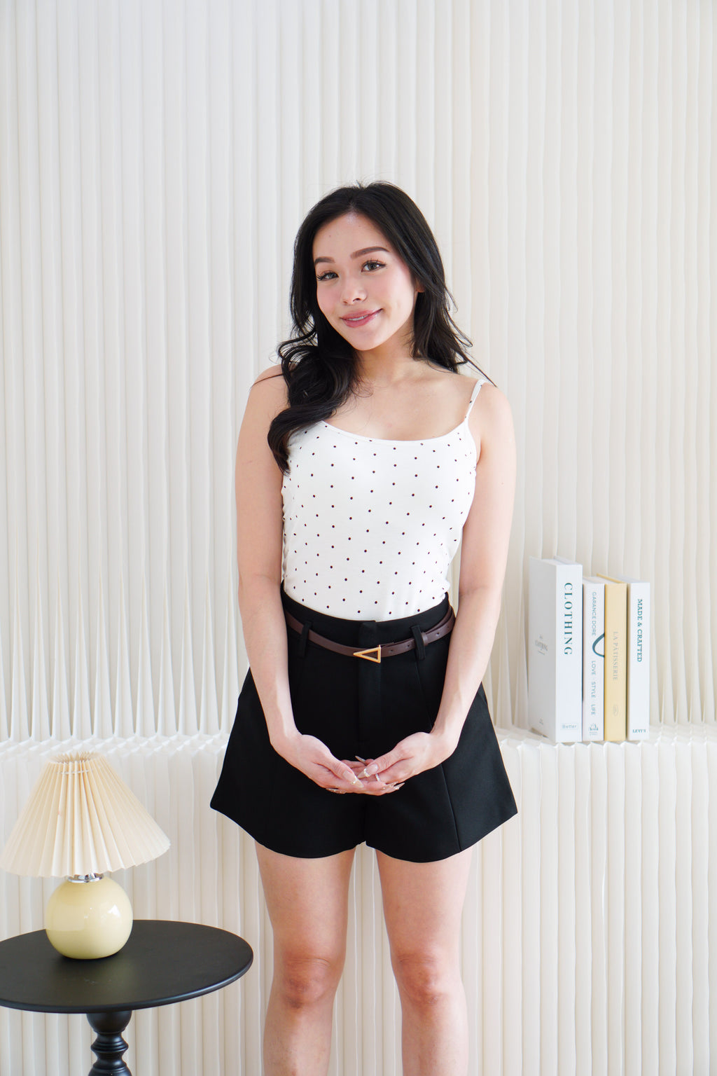 Eris Shorts in Black (Free Belt)
