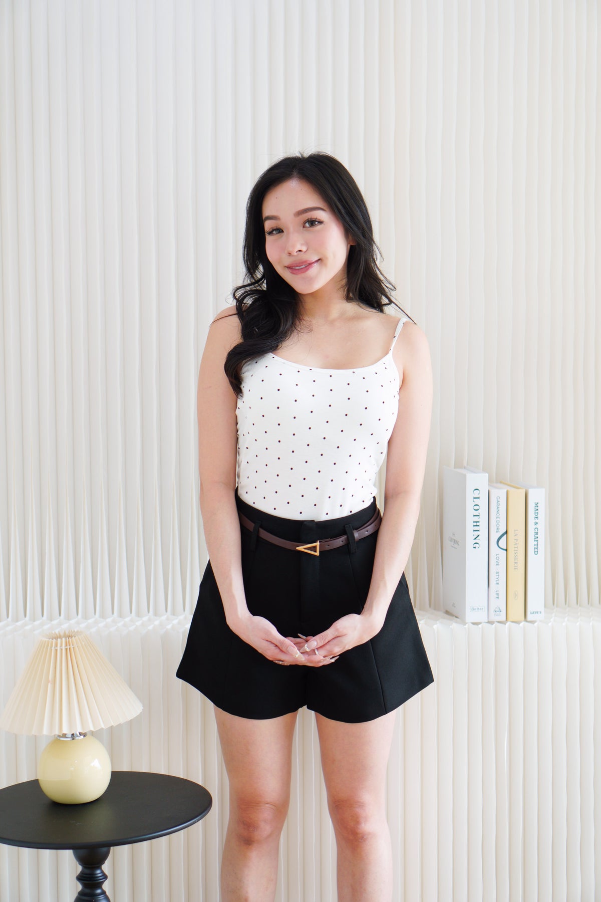 Eris Shorts in Black (Free Belt)