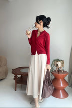 Holly Cardigan + Audrey Skirt - As Seen on @maxinekxy