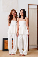 Clara Wide Legged Pants by Bash in Classic White