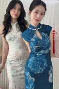 Xue Xi + Mu Dan Cheongsam - As Seen on @sharedbyshin_ @purplesweetian