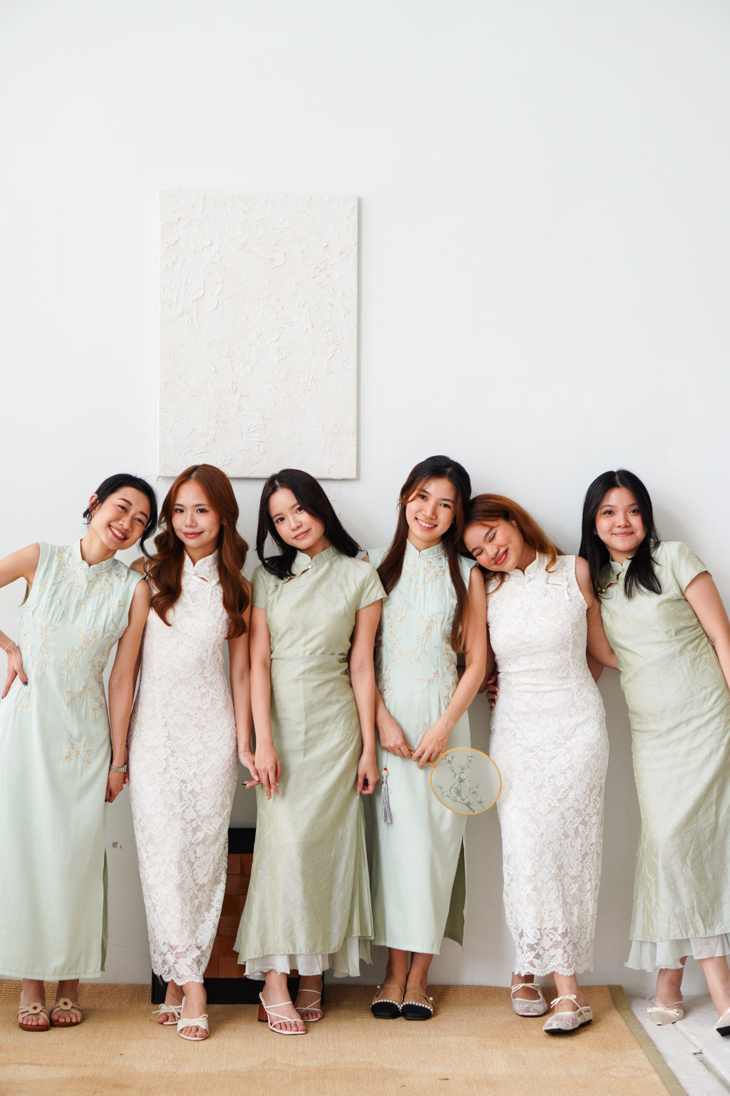 Man Lian + Ru Ting  + Qing Lan Cheongsam