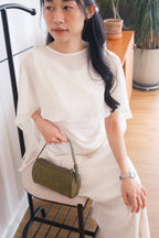 Camille Cape Dress Set by Bash in Cream - As Seen On Maxine