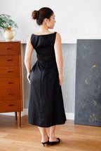 Camille Cape Dress Set by Bash in Black