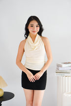 Sybil A-Line Mini Skirt in Black