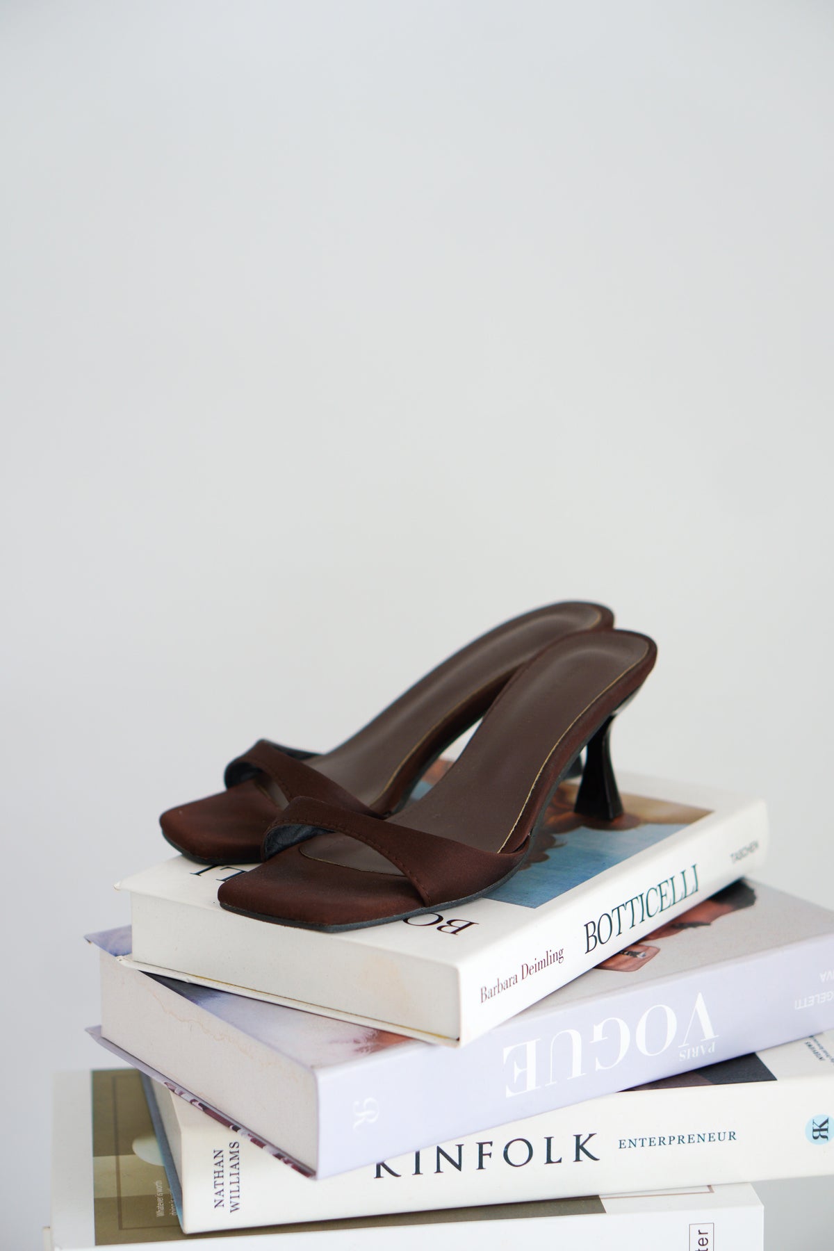Kin Brown Strappy Heels