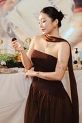 Yina Dress in Brown - As Seen On @heyiamcoco__