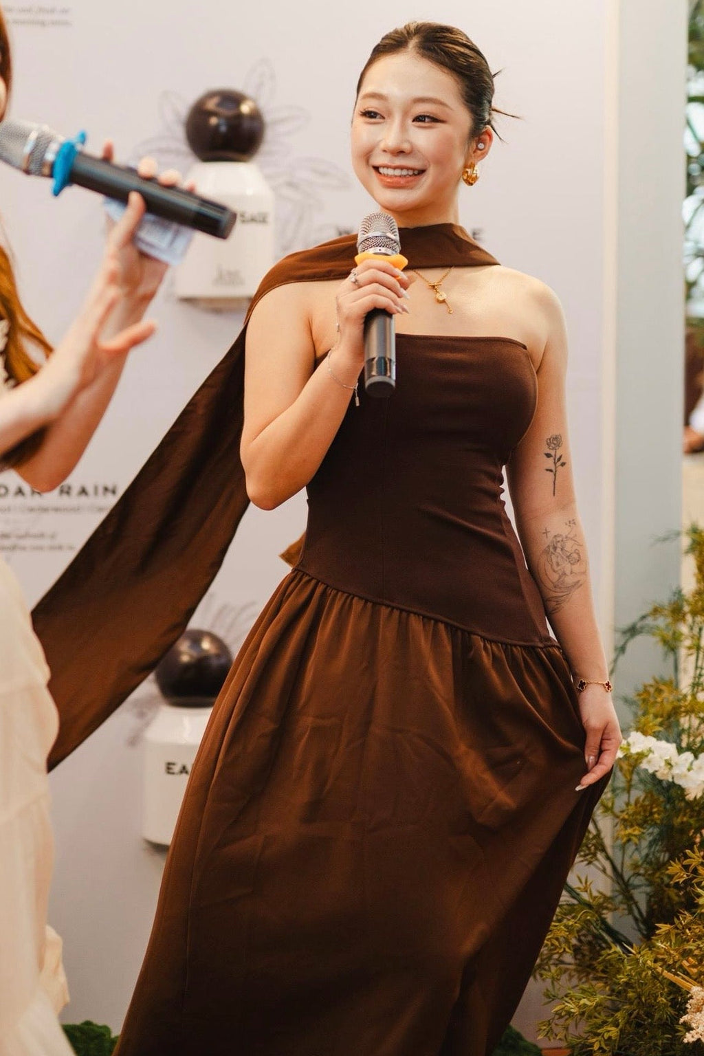 Yina Dress in Brown - As Seen On @heyiamcoco__