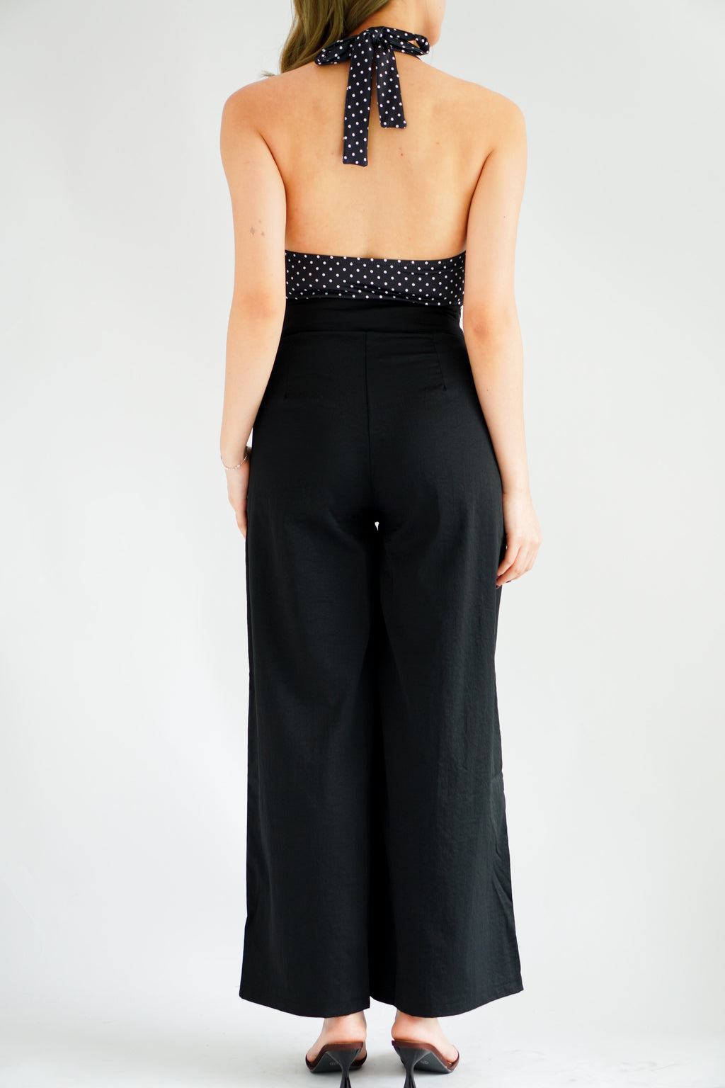 Koven Wide Legged Pants in Black