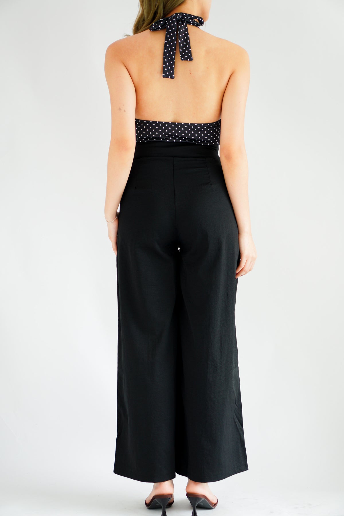 Koven Wide Legged Pants in Black
