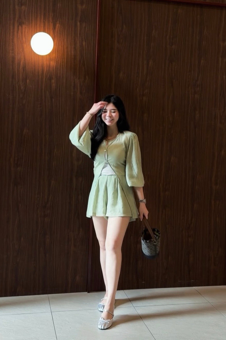 Nora Set in Green - As Seen on @jack.kieee