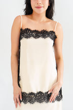 Zolini Lace Camisole Top in Cream