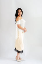 Baby Feraya Off Shoulder Toga Top in White