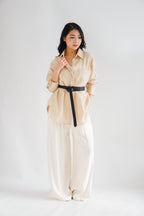 Twist Waist Belt in Black