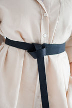 Twist Waist Belt in Black