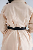Twist Waist Belt in Black