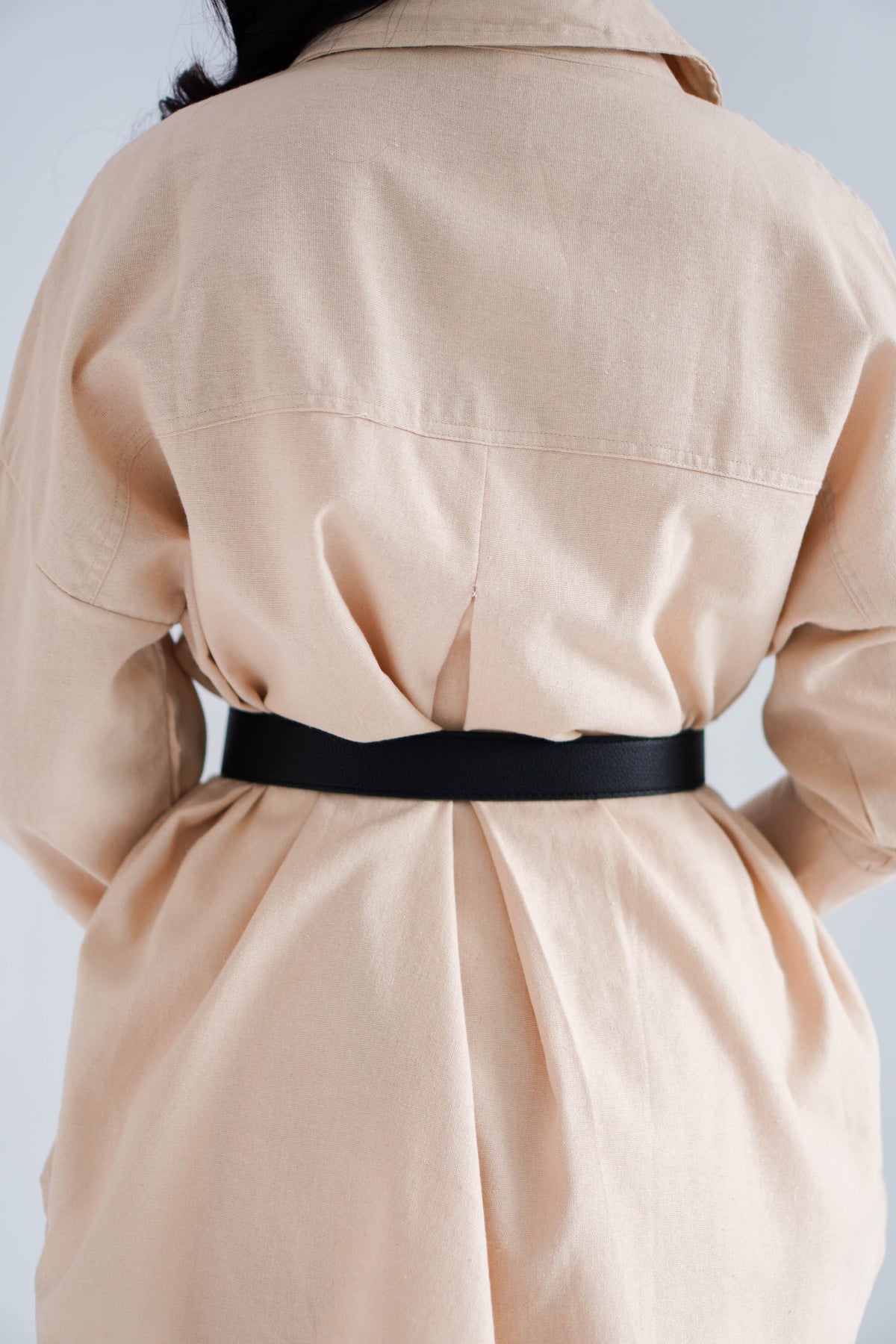 Twist Waist Belt in Black