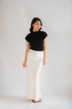 Finny High Neck Top in Black
