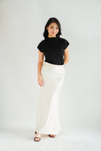 Finny High Neck Top in Black
