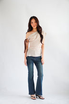 Mika Bell Bottom Jeans in Dark Blue