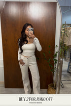 Mia Low Waist Wide Legged Jeans in White