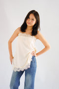 Volini Lace Camisole Top in Cream