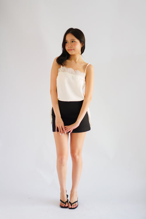 Volini Lace Camisole Top in Cream