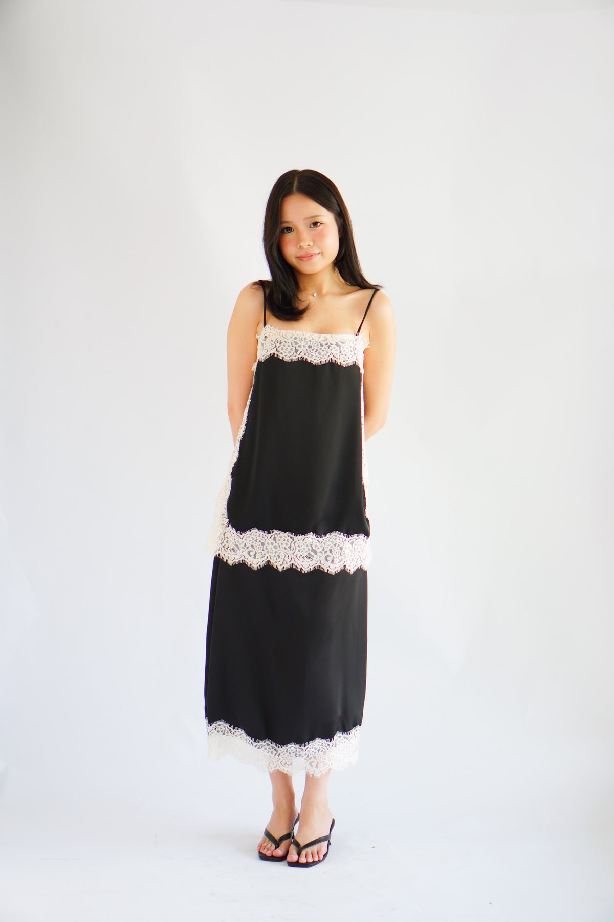 Zolini Lace Skirt in Black