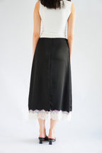 Zolini Lace Skirt in Black