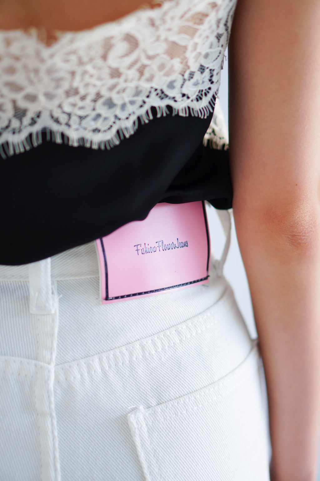 Halsey High Waisted Wide Legged Jeans in White