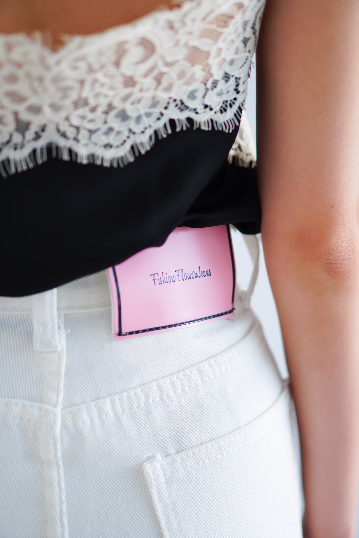 Halsey High Waisted Wide Legged Jeans in White