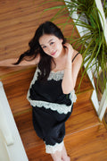 Zolini Lace Camisole Top in Black
