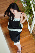 Zolini Lace Camisole Top in Black