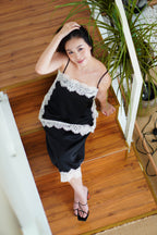 Zolini Lace Camisole Top in Black