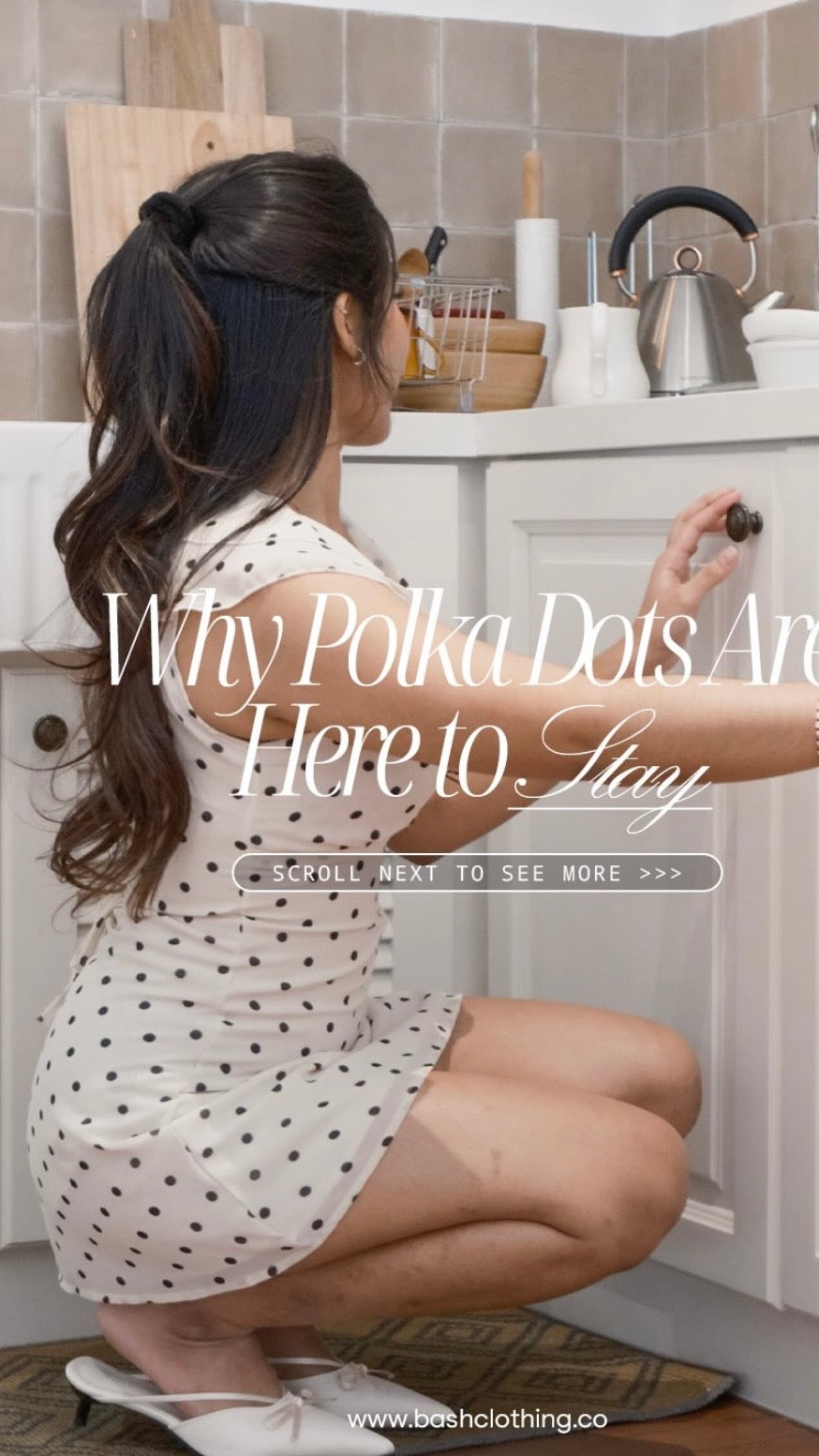 Valerie Polkadot Dress