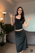 Porsi Skirt in Black - As Seen On @llaurakam