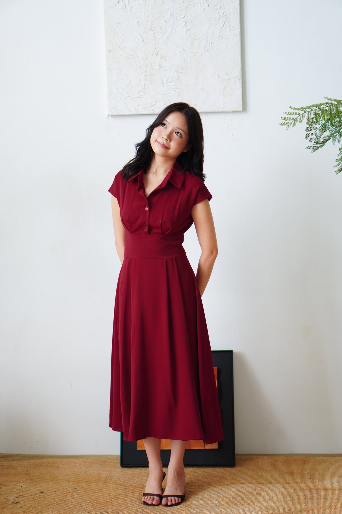 Claire Dress by Bash in Red