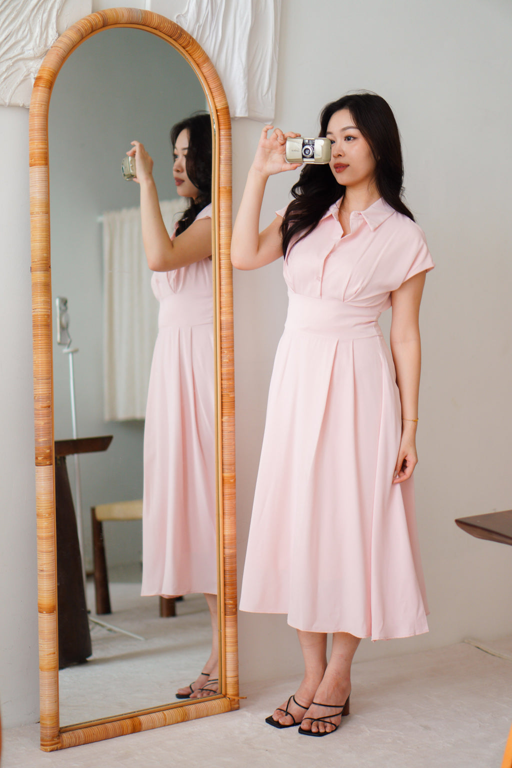 Claire Dress by Bash in Pink