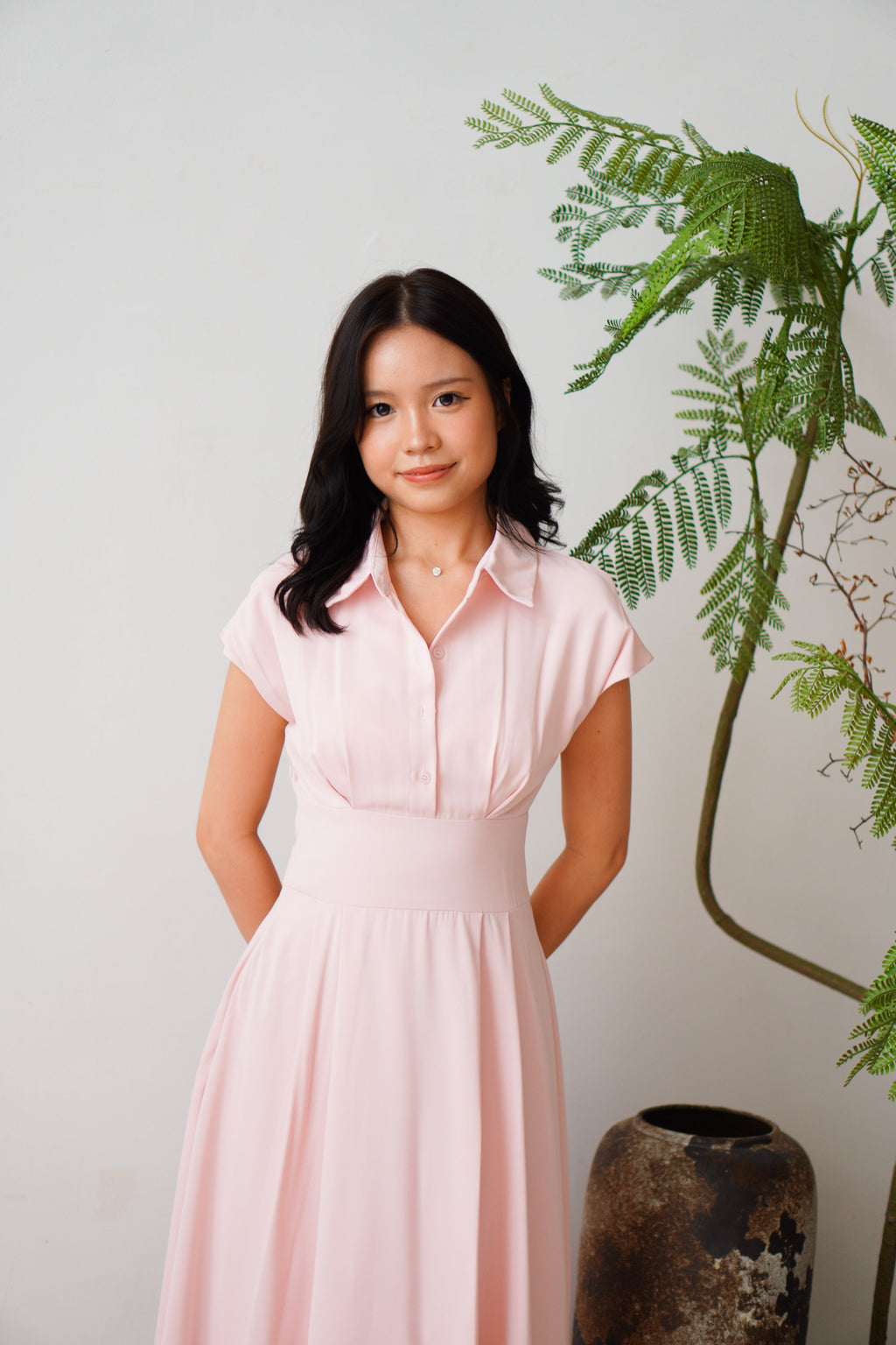 Claire Dress by Bash in Pink